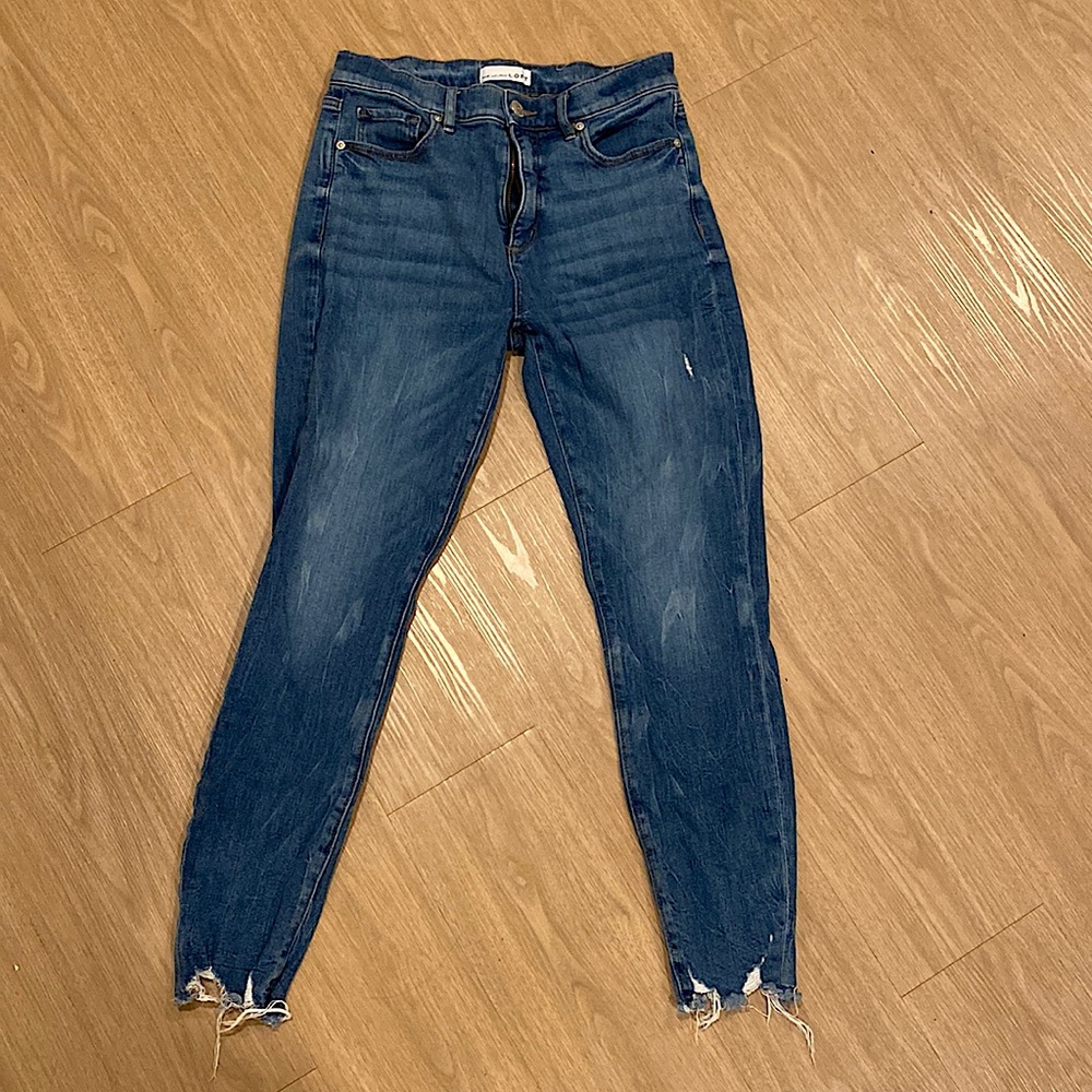 SIZE 27/4 LOFT SKINNY JEANS